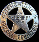 Tombstone Sheriff badge